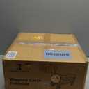 Collapsible Wagon Cart Foldable Beach Wagon with All-Terrain Wheels - 380 LBS Heavy Duty Grocery Cart for Shopping, Beach, Camping, Sports, Garden (Black)