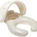 SUNNYLiFE Float Together Baby Seat, Duck Sage Stripe, PVC, 43.31x29.13x25.59 Inches, 1.87 lbs