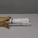 UNISHADES no Drill Cordless Roman Shades for Windows, 36" W × 64" H - Light Filtering - Linen - White