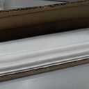 UNISHADES 100% Blackout No Tools No Drill Cordless Roman Shades for Windows, Size 37 3/4" W 60" H (for Windows 38" W 60" H) Blackout - Off-White