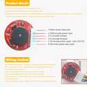DC 12V high Turbine Gear Motor, with Encoder Strong self-Locking 10/20/30/40 /100 RPM(30RPM)