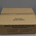 10 Pack Matte Black Door Handles Interior, Passage Door Knobs Closet Door Levers for Hallway, Heavy Duty Square Doorknob Non-Locking Handlesets for Left & Right Sided Doors