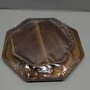 Set of 2 Acacia Wooden Trays Serving Platters Round Square Veggie Serving Tray Decor Bread Charcuterie Board Fruit Hosting Essentials Cheese Platter Vegetable Food Dish Charger Plate Charcuterie Board (8-10 Inch (Pack of 2))