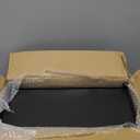 Metal Magazine Rack, Newspaper Book Tablet Storage Basket, File Holder Mail Organizer Bin with Handles, Iron Wire Black Folder Stand Holder for Home Office Bathroom Bedroom Den Living Room