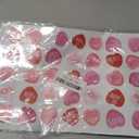 Horaldaily 108 PCS Valentine's Day Window Cling Sticker, Pink Colored Love Hearts for Home Party Supplies Shop Window Glass Display Decoration