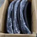 Amazon Basics Sturdy Foldable Plastic Chair, Portable, 350-Pound Capacity, Black, 6-Pack