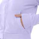 DITOK Track Suits for Women Set 2 Piece Spring Lounge Outfits Zip Up Sweatshirt & Sweatpants with Pocket Jogger Sweatsuits (Purple, L)