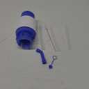 5 Gallon Water Pump, Manual Water Pump, for 5 Gallon Water Bottles, Made Plastic, Cleaning Brush Included(Blue)
