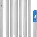 Upgraded Pool Pole 9 Ft Long with Hidden Hook Retriever Aluminum Extended Poles for Skimmer Net Brush and Vacuum Head, Standard Size 1-1/4 Dia.