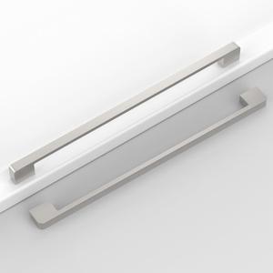 10 Pack 12-3/5"(320mm) Brushed Satin Nickel Cabinet Pulls Kitchen Cabinet Handles Drawer Pulls Cupboard Hardware for Cabinets (12-3/5"/320MM Hole Center)
