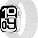 Silicone Ocean Solo Loop Bands Compatible with Apple Watch Band 49mm 46mm 45mm 44mm 42mm 41mm 40mm 38mm, Soft Breathable Sport Strap for iWatch Ultra 3 2 1 Series 11 10 SE 9 8 7 6 5 4 3