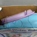3-Tier Outdoor Water Sand Play Table Beach Toys, Summer Splash Activity Sensory Table Party Birthday Gift for Kids 3 4 5 6 7(Purple)