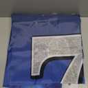 Nelbiirth Happy 70th Birthday Decorations,70th Blue & Silver Balloon Large Birthday Banner Backdrop Sign,Cheers to Seventy Years Old Bday Party Supplies.