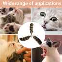 8 PCS Cat Wand Attachment Funny Spinning Feather Propeller Cat Toy Refill Cat Propeller Toy with Bell Cat Wand Attachment Replacement for Cats, Kittens, Cat Wand Toy