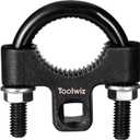 Toolwiz Inner Tie Rod Removal Tool - 3/8 inch Universal Low Profile Tool 30-42mm with Non-Slip Teeth for Easy Inner Rod Removal and Installation, U-Wrench for Car Truck Vehicle Automotive Repair