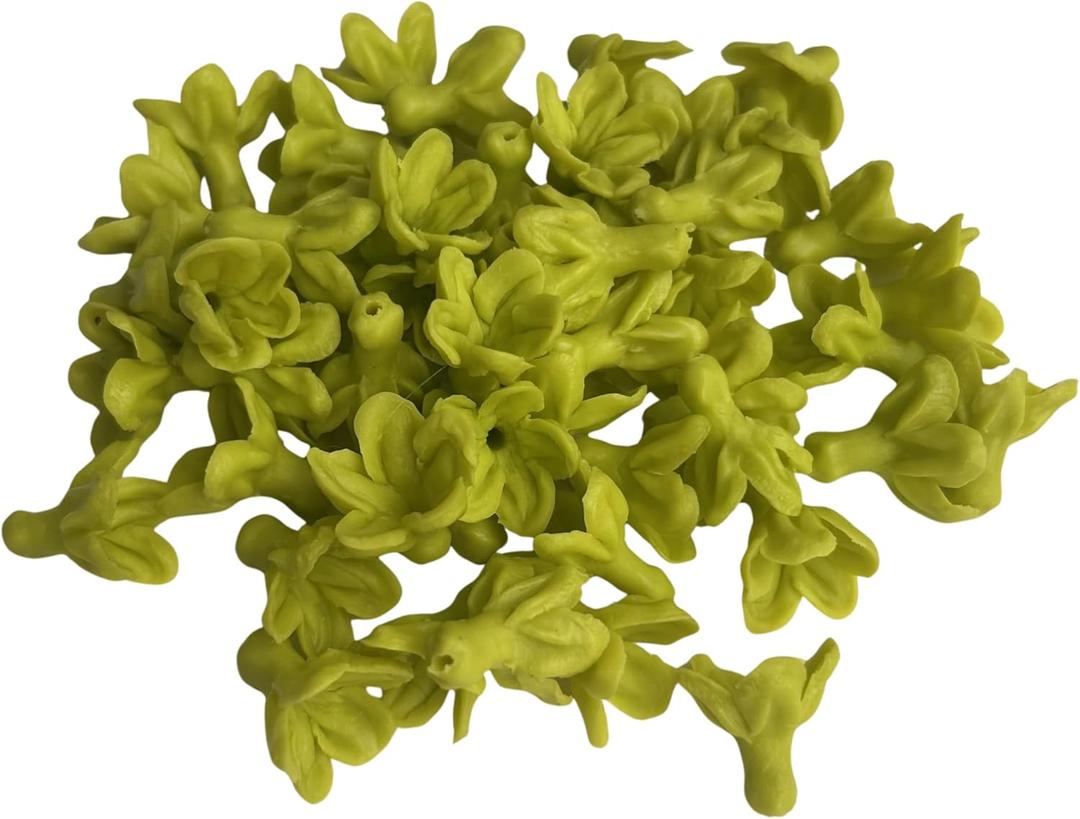 50 PCS Pakalana 03 Cowslip Creeper Flower Clay Beads for Jewelry Making DIY Craft Supplies