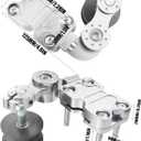 Motorcycle Modified Chain Adjuster Tensioner Wheel Chain Automatic Regulator CNC Aluminum Regulator Motorcycle Accessories For Motorbike Motocross Chopper ATV Dirt Bike (Silver)