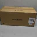 tewei 17.3'' Large Outdoor Pendant Lantern Light for Porch, 2-Light Black Metal Exterior Hanging Pendant Light Fixture Dusk to Dawn, Ceiling Hanging Chandelier Lighting for Foyer, Entryway, E12