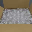 JOLLY CHEF 48 Pack Stemless Plastic Champagne Flutes 9 oz, Crystal Clear Stemless Plastic Toasting Glasses, Clear Disposable Unbreakable Drinkware Ideal for Wedding, Birthday, Party, Thanksgiving