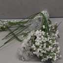 Yastouay Babys Breath Artificial Flowers, 21Pcs Fake White Babys Breath Flowers Artificial Bulk, Real Touch Faux Babies Breath Gypsophila Bouquet for Wedding Floral Arrangement Party Decor