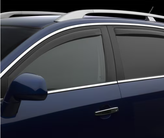 Silverado Rain Guard - Window Visors for 2019-2025 2026 Chevrolet Chevy Silverado/GMC Sierra 1500 Crew Cab, Out-Channel Side Window Rain Guards for Silverado Accessories, 4PCS, Black