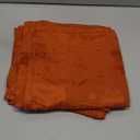 12 Pack Terracotta Cotton Linen Napkins with Fringe Spring Cloth Napkins Set of 12 Boho Handmade Dinner Napkins Bulk for Wedding Bridal Baby Shower Valentine's Day, 17 x 17 Inches