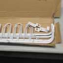 ClosetMaid 8040 18-Pair Over The Door Shoe Rack, 5-Inch D x 58-Inch H x 22.63-Inch W, White