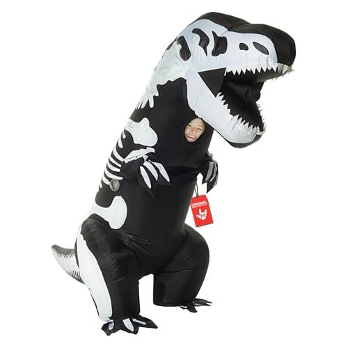 Morph Skeleton Inflatable Dinosaur Costume Kids, Blow Up Dinosaur Costume Kid, Inflatable Costumes for Kids : Toys & Games, One Size