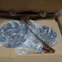 Kitchen Academy Induction Cookware Sets - 12 Piece Cooking Pan Set, Granite Black Nonstick Pots and Pans Set