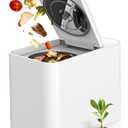 3L Electric Composter for Kitchen, Smart Compost Bin for Countertop, Auto-Cleaning/Odor-Free/LED Display, Turn Kitchen Waste to Dry Compost Fertilizer, Indoor/Outdoor Compost Machine