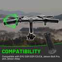 leaptrend 36V Electric Bike Scooter Throttle with Cruise Control Button, Handle Twist Grip Compatible with DYU D3F/D2F/C3/C4 Ebike, Jetson Bolt Pro/Atlas 250 Watts Grip