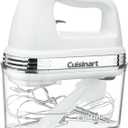 Cuisinart HM-90S Power Advantage Plus 9-Speed Handheld Mixer with Storage Case, White 