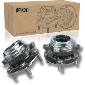 2 Pack 513296 Front Wheel Bearing Hub Assembly - Compatible with Infiniti JX35 2013, QX50 2019, QX60 2014-2019; for Nissan Altima, Maxima, Murano, Pathfinder 2013-2019 - 5 Lug
