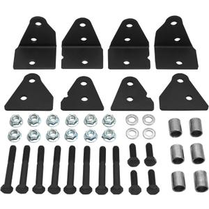 Demon Powersports 3 Inch Bracket Lift Kit for (2020) Polaris RZR PRO XP, Increases Ground Clearance & Larger Space Between Tires & Fenders to Be Mounted, Powder Coated for Protection, Easy to Install
