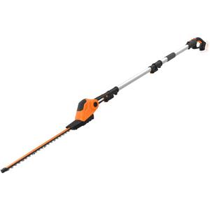 WORX WG252.9 20V 20" Cordless Hedge Trimmer, Reach Up to 12 Inch, Extended Pole, 180 Rotation Head, PowerShare  Tool Only