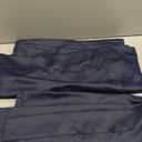 2 Pcs Luxurious Faux Silk Pillow Sham Comfortably Soft and Slippery Satin Case for Throw Pillow Sleep Pillowcase(Navy) (480*740mm)