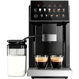 Fully Automatic Espresso Machine with Milk Frother & Grinder (EXP 01/30/27)