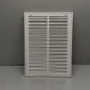 14"W x 20"H [Duct Opening Size] Steel Return Air Filter Grille - Removable Face/Door for 1 inch Filters -HVAC Vent Cover Grill - White [Outer Dimensions: 16 5/8"W X 22 5/8"H]
