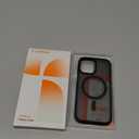 TORRAS Magnetic Shockproof for iPhone 17 case with Camera Control, [12FT Military Grade Drop Protection][Fit for MagSafe], Slim Translucent Anti-Fingerprint & Soft Touch Case for iPhone 17, Black