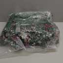 Christmas Garland with Lights, Battery Powered 8 Lighting Modes, 9FT 50 LED Luminous Christmas Decorations Indoor Home Decor