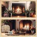 Birch Logs Decoration Fireplace Wood 12 Pack Decorative Logs for Fireplace Decor Rustic Birch Wood for Crafts,Christmas,Birch Branches,Firewood(Logs:0.7''-1.2'' Dia.16.5'' Length)