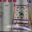 Art Easel for Kids 4-8,Kids Easel with Paper Roll and Art Supplies,Toddler Toys Ages for 5-7,Toddler Drawing Board Learning Eductional Toys for 4 5 6 7 8 Year Old Boy Girls Birthdays Gifts