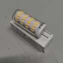 GY6.35 LED Bulb Dimmable,T4 JC Type GY6.35/G6.35 Bi-pin Base,AC/DC 12V Soft White 3000K 5W Equivalent to 40-50W Halogen Bulb for Pendant Light,Chandelier,Desk Light,Landscape Lighting,6-Pack