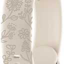 22mm Quick-Release Silicone Compatible with Garmin Venu 3 Watch Band/Vivoactive 4/Venu 2/Venu 4 45mm, Sunflower Print Waterproof Soft Replacement Strap for Forerunner 265/255 Women Men (Starlight)