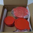 M MCIRCO 6 Pcs Glass Measuring Cups with Lids Set, 1-Cup, 2-Cup, 4-Cup Measuring Jugs with Handle, Nesting Liquid Measuring Cups for Kitchen