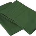 Elegant Comfort Wrinkle & Fade Resistant 1500 Premium Hotel Quality Microfiber Ultra Soft Luxurious 2-Piece Pillowcases, Standard Size, Hunter Green
