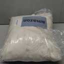 Faux Rabbit Fur Throw Blanket for Couch, Fluffy Warm Plush Thick Bubble Blanket for Bed Sofa Living Room, Soft Cozy Furry Blanket Home Decor, 50x60 inches, Cream White