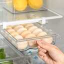Fridge Egg Drawer Organizer Holder Trays for Refrigerator Egg Container (1 Pack)