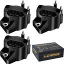3PCS Ignition Coil Pack for 3.8 V6 Buick LeSabre Regal Park Avenue Chevy Impala Monte Carlo Camaro Pontiac Grand Prix 1995 1996 1997 1998 1999 2000 2001 2002 2003 2004 2005 Replaces D555 5C1058 C849