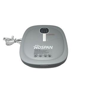 HOSPAN Collapsible Foot Spa Electric Rotary Massage Gray FS02A